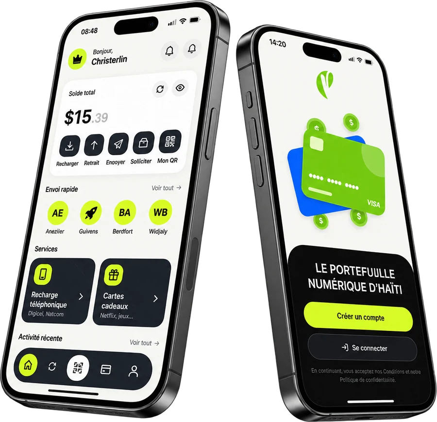 L'écran d'accueil de l'application Peyem